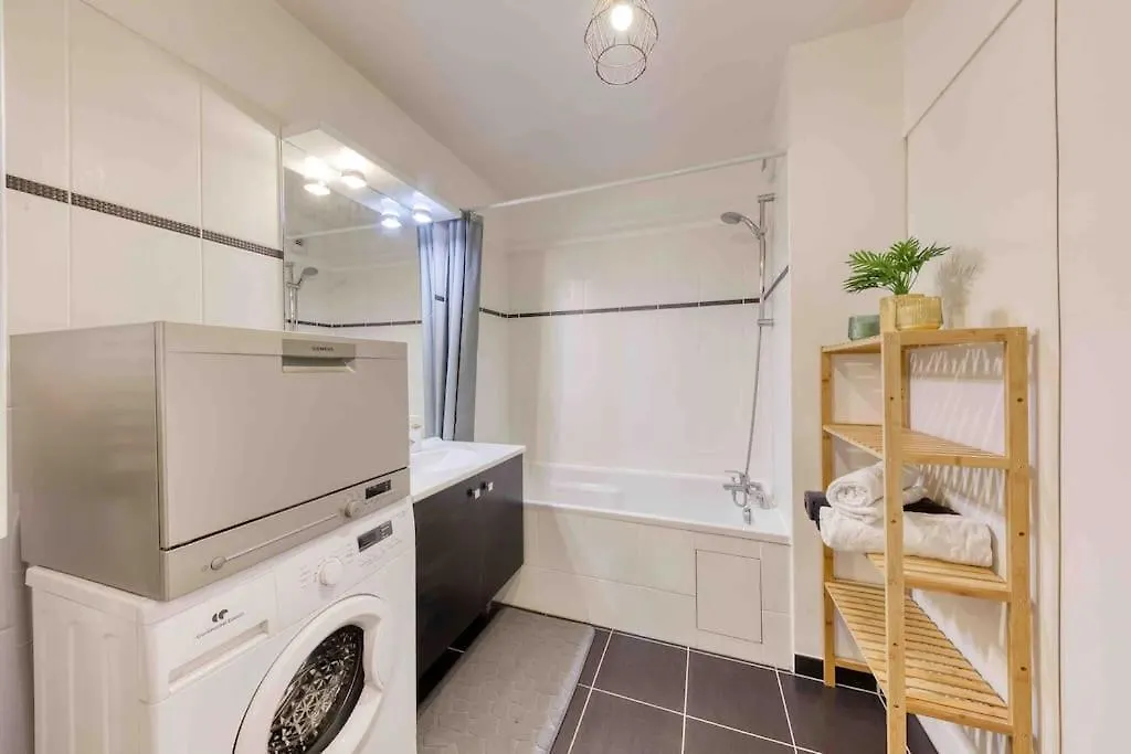 24H Self Check In - O Cocon De Creteil, Appartement Proche Rer D - Metro 8 Apartment
